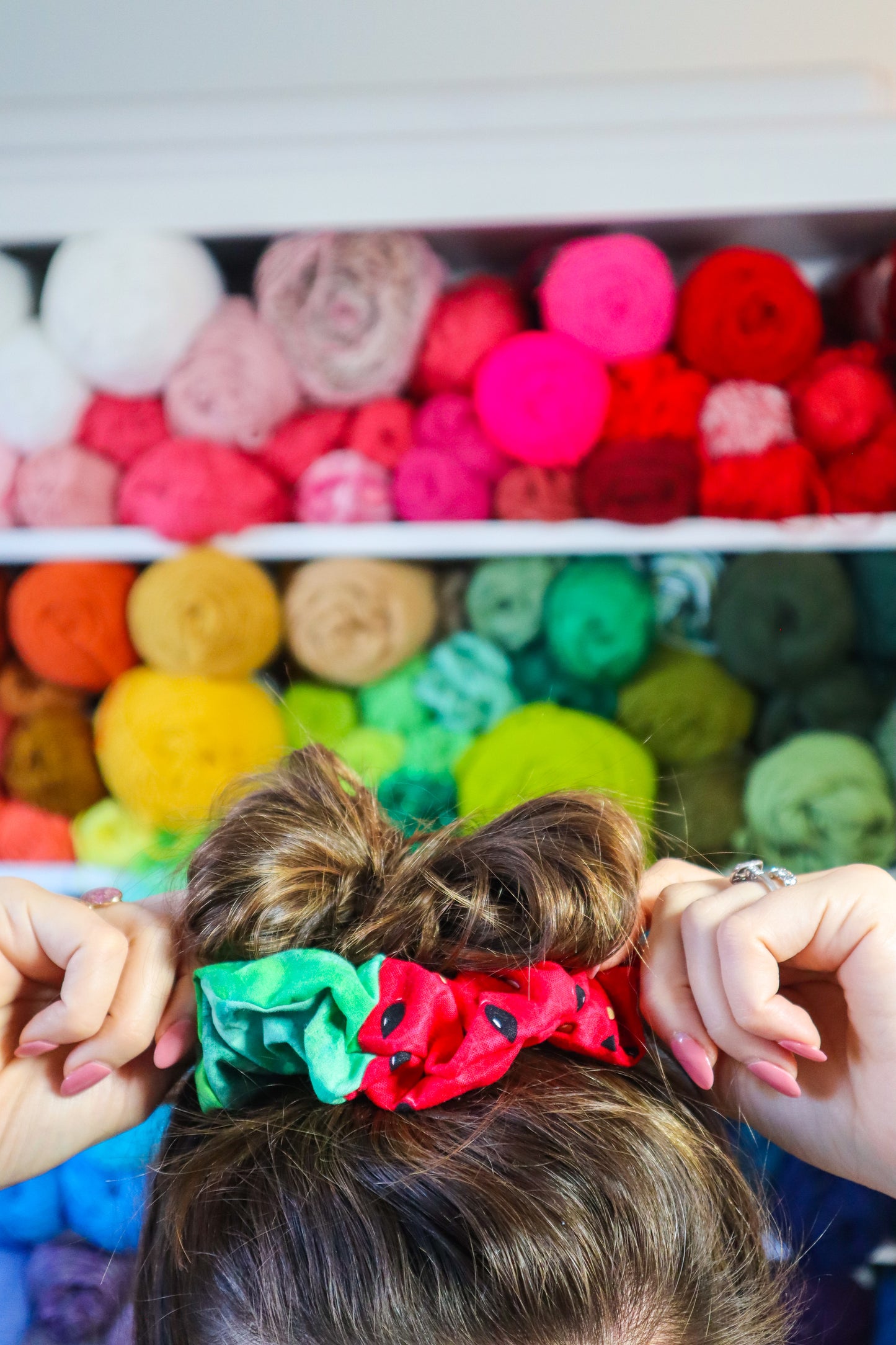 Watermelon Scrunchie