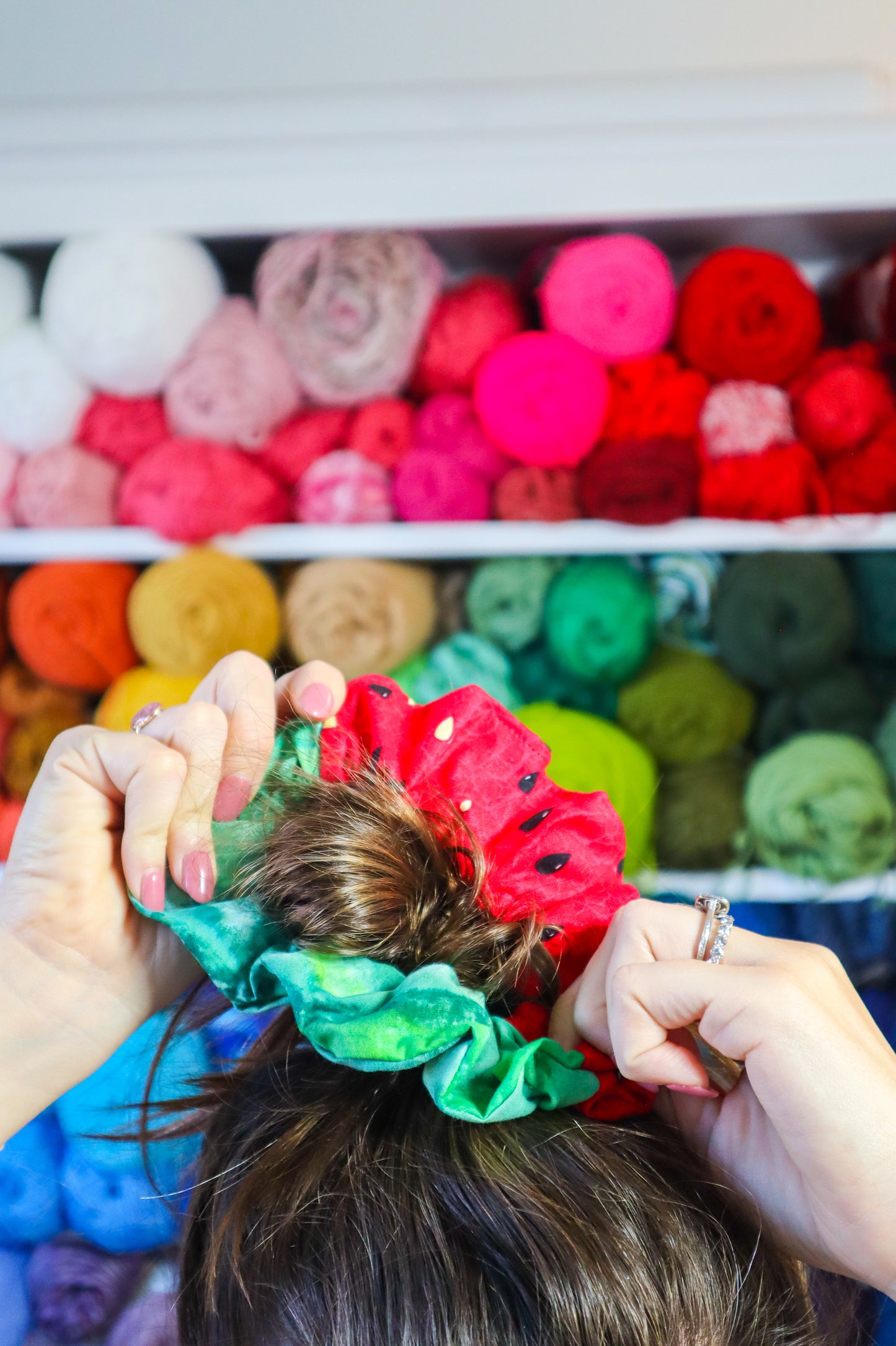 Watermelon Scrunchie