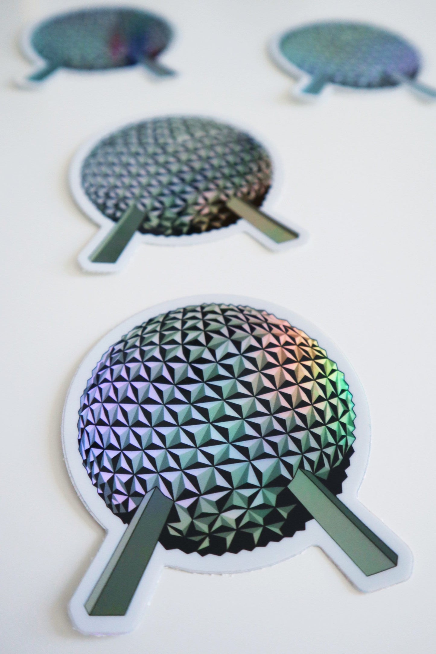 Spaceship Earth Epcot Ball Holographic Sticker