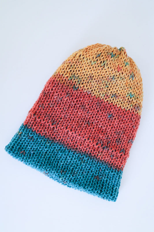 Sunrise Reversible Kids Beanie