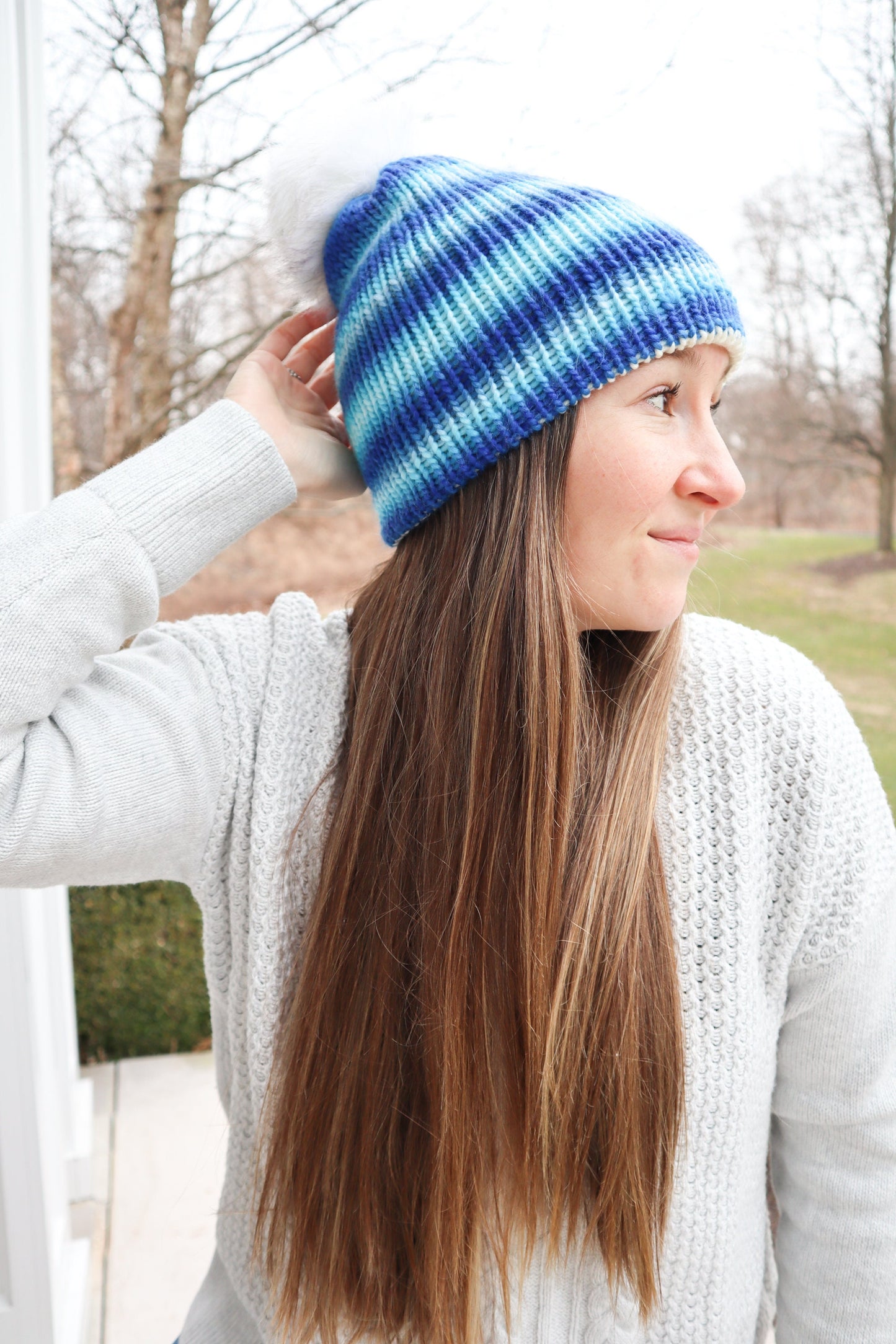 Blue Ombre Beanie