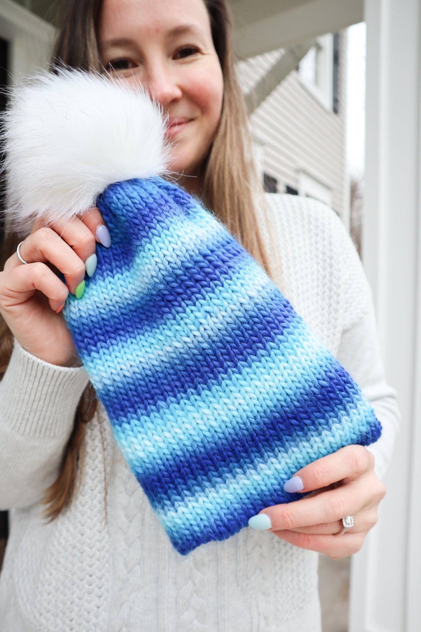 Blue Ombre Beanie