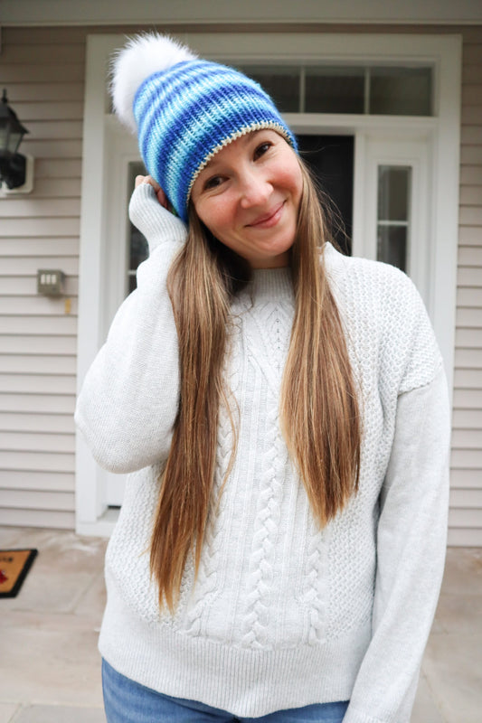 Blue Ombre Beanie