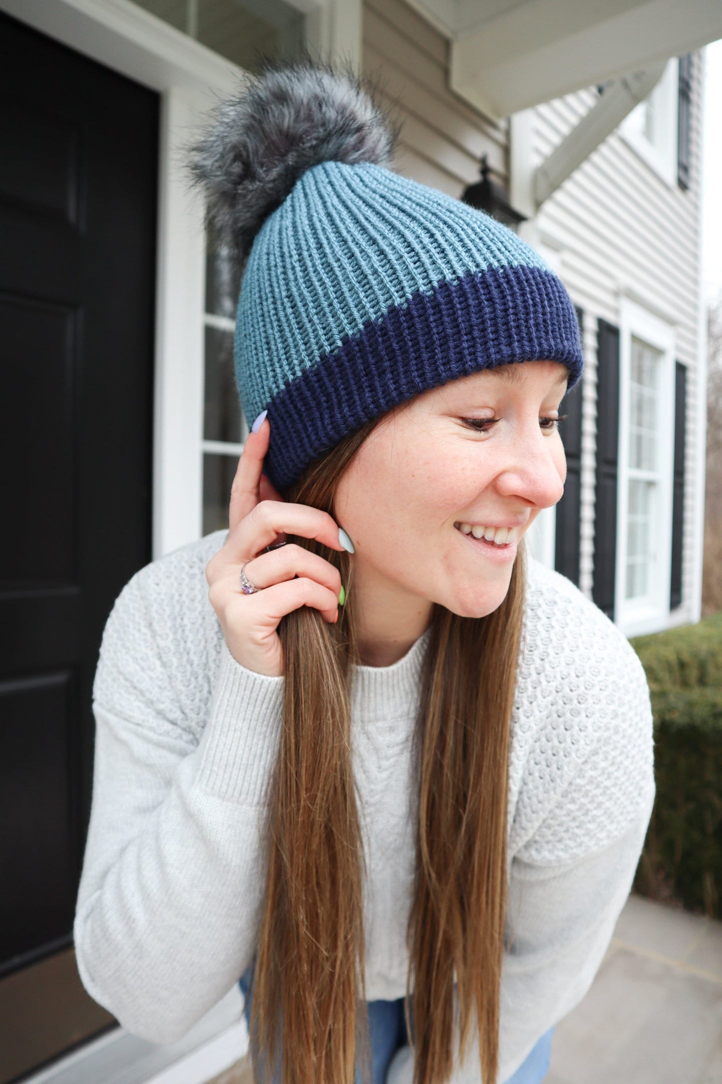 Blue Babe Beanie